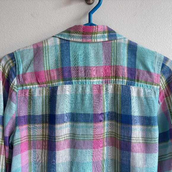 Sweet Pastel A&F Plaid Shirt - Size S - Picture 7 of 15